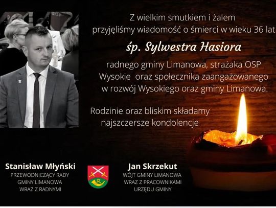 Był druhem OSP Wysokie, piłkarzem i radnym. Sylwester Hasior nie żyje