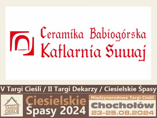 "Ceramika Babiogórska" Kaflarnia Suwaj na Targach Cieśli w Chochołowie