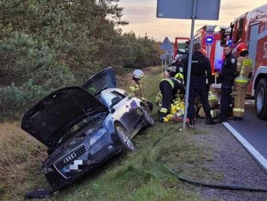 Jedna osoba została ranna podczas wypadku w Chrząstowicach