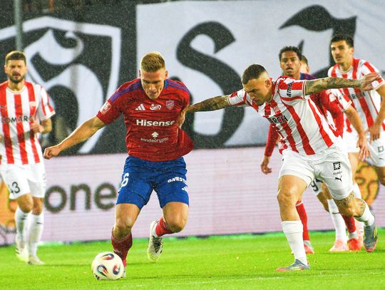 Raków Częstochowa, Cracovia, piłka nożna, piłkarskie rozgrywki, PKO Ekstraklasa, piłkarze Rakowa, galeria zdjęć, zdjęcia