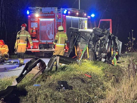 Wokowice, powiat brzeski, na sygnale, akcja ratunkowa, akcja ratownicza, wypadek drogowy, strażacy, na sygnale