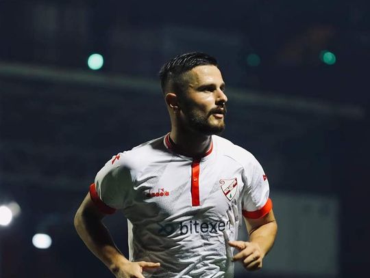 Na zdjęciu albański piłkarz Dejvi Bregu