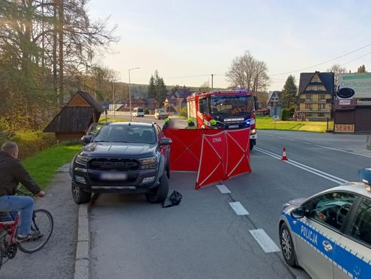 Zakopianka wypadek, Biały Dunajec wypadek, Poronin wypadek, korek Zakopianka, utrudnienia Zakopianka