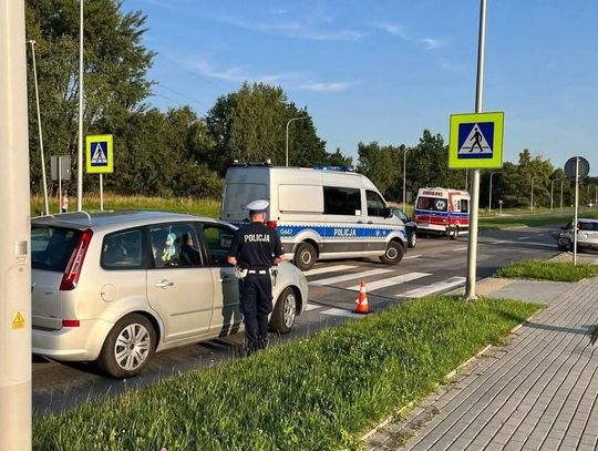 wypadek Tarnów, potrącenie Tarnów, 12-latka potrącona, wypadek rowerzysty Tarnów, ul. Jana Pawła II wypadek