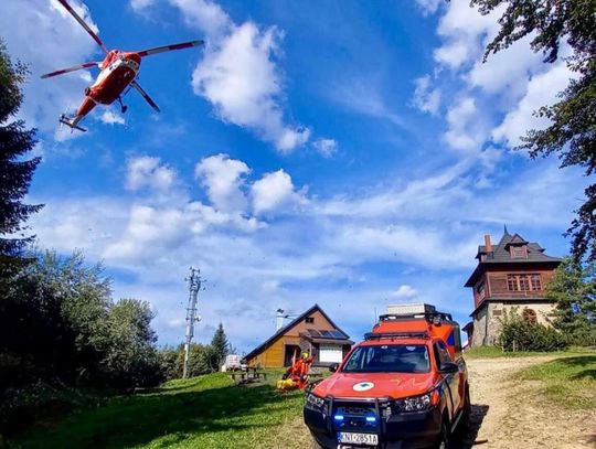 Turystka, wypadek na Luboniu Wielkim, bezpieczeństwo w górach, GOPR, Grupa Podhalańska GOPR, Tatrzańskie Ochotnicze Pogotowie Ratunkowe