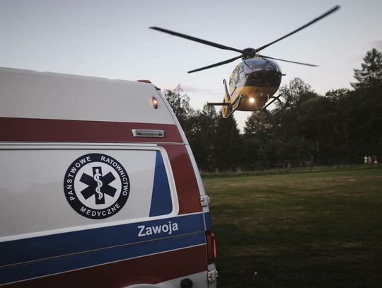 Dramatyczna walka o życie w Kurowie. Na miejsce wezwano LPR