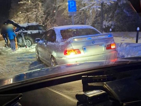 Drift, Zakopane, droga nad morskie oko, zabrane dowody rejestracyjne, na sygnale, funkcjonariusze policji, policja