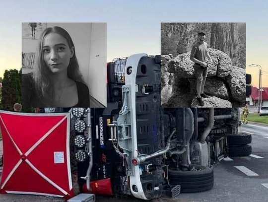 Dwóch druhów OSP Żukowo poniosło śmierć na miejscu w piątkowym wypadku wozu strażackiego