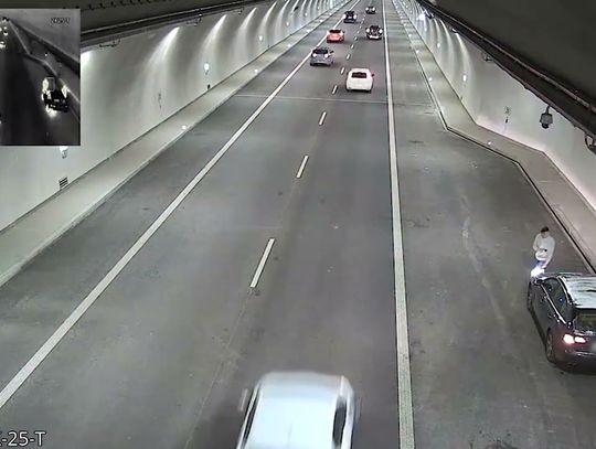 Dziwne zachowania kierowców w tunelu na zakopiance (FILM)