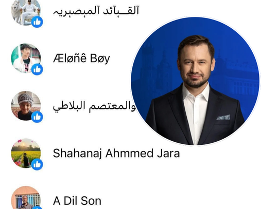 Referendum w Krakowie, egzotyczne lajki u Aleksandra Miszalskiego, polubienia na Facebooku, Facebook