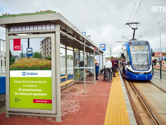 13 EKO wiat AMS powstaje na nowej linii tramwajowej w Krakowie