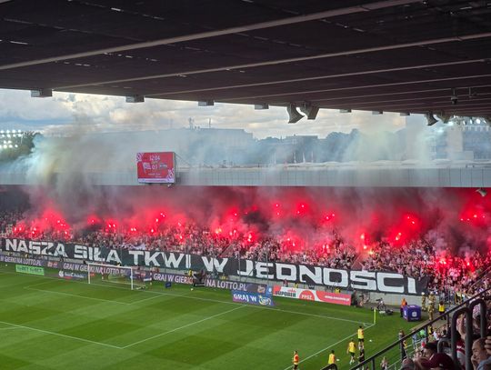Gorąca atmosfera w Krakowie. Zobacz co działo się na trybunach podczas meczu Cracovia - Lechia