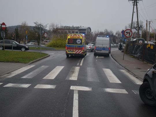 Myślenice, powiat myślenicki, wypadek drogowy, potrącenie pieszej w Myślenicach, groźny wypadek w Myślenicach