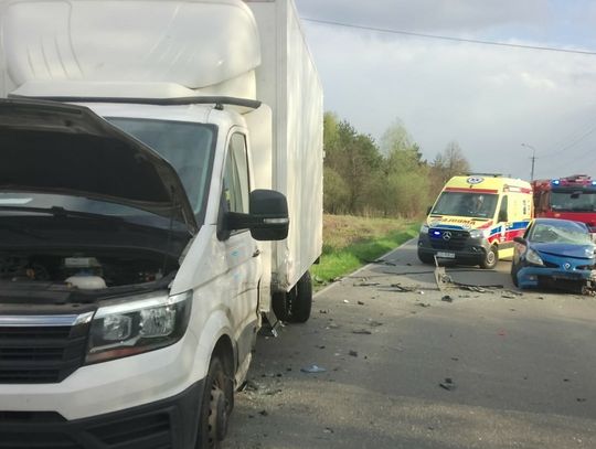 Groźny wypadek w Chełmku. Na ratunek rannemu ruszyli funkcjonariusze