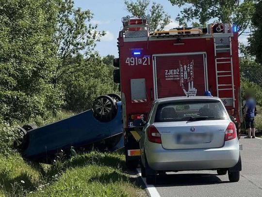 Wypadek Ciche, Kolizja Ciche, Zderzenie motocykl osobówka Ciche, Motocykl wypadek Ciche, Osobówka wypadek Ciche