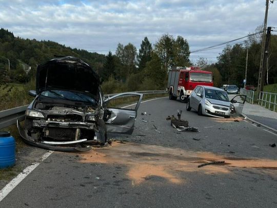 Groźny wypadek w Kamionce Wielkiej. Dwie osoby ranne