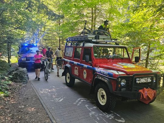 Groźny wypadek w Przełomie Dunajca. Kajakarz był pod wodą