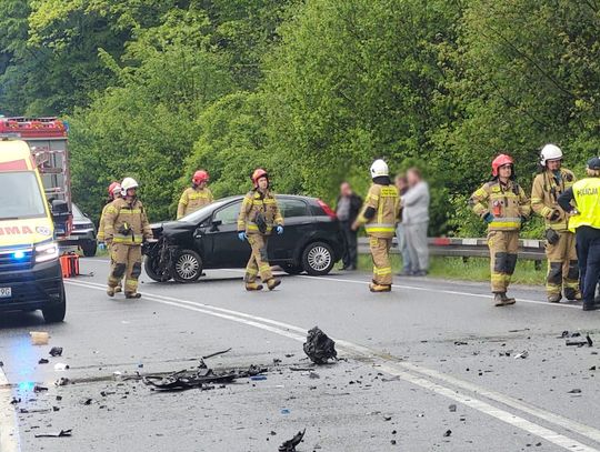 Groźny wypadek w Witowicach Dolnych. Jedna osoba w szpitalu [ZDJĘCIA]