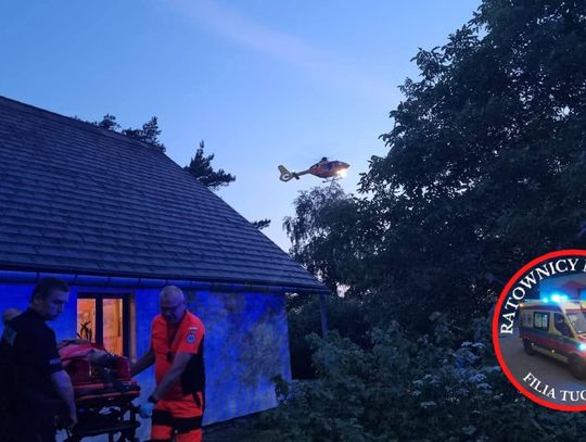 Jodłówka Tuchowska, upadek z wysokości, wieża widokowa Jodłówka, LPR Jodłówka Tuchowska, Lotnicze Pogotowie Ratunkowe