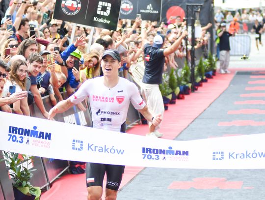 IRONMAN 70.3 Kraków, Kacper Stępniak, IRONMAN Kraków, triathlon Kraków, wyniki IRONMAN 70.3