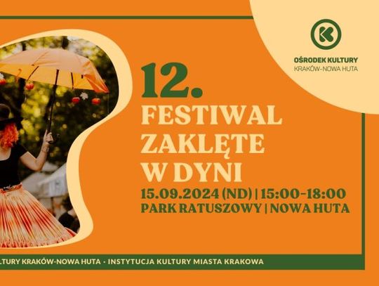 12 edycja Festiwalu Zaklęte w Dyni odbędzie się 15 września