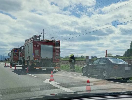 karambol Szaflary, Zakopianka, wypadek Szaflary, utrudnienia w ruchu Szaflary, DK47 wypadek