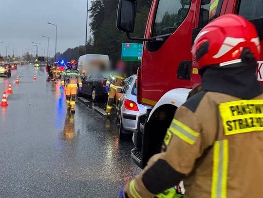 Karambol w Tarnowie, karambol drogowy, wypadek drogowy, Tarnów, utrudnienia w ruchu