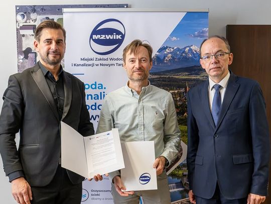 Kolejny krok w modernizacji oczyszczalni w Nowym Targu. Podpisano umowę wartą blisko 4 mln zł