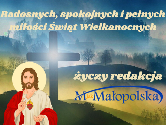 Na zdjęciu życzenia świąteczne od redakcji portalu M jak Małopolska