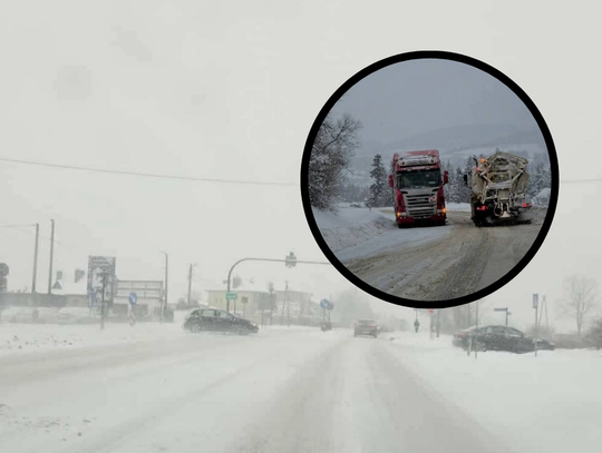 Sytuacja na małopolskich drogach, drogi w Małopolsce, Kraków, Olkusz, Tarnów, nowy Sącz, Podhale, Spytkowice, Oświęcim, atak zimy