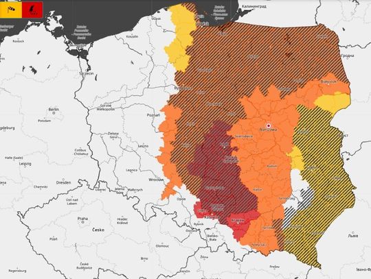 Alert pogodowy dla Małopolski.