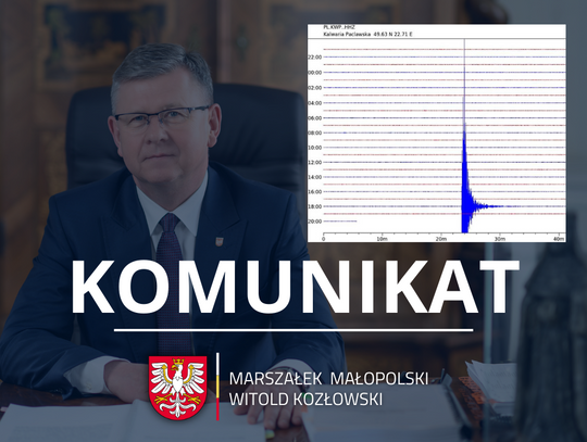 Wstrząsy były odczuwalne w Nowym Sączu i Krakowie