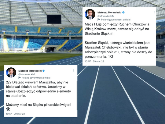 Mecz Ruch-Wisła jednak na Stadionie Śląskim? Premier zabrał głos