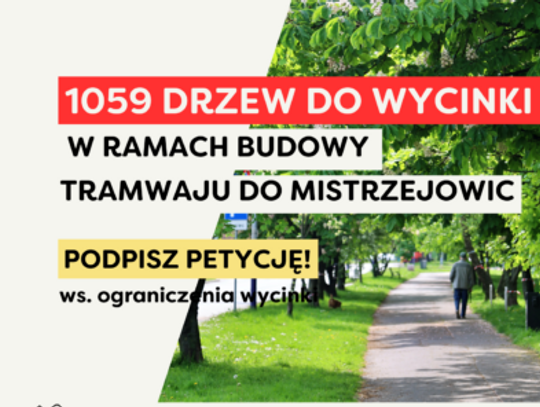 Mistrzejowice. Protest mieszkańców przeciwko drastycznej wycince drzew