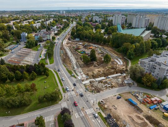 Na pętli tramwajowej w Mistrzejowicach prace także w nocy