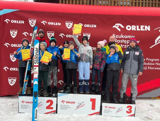 Na zdjęciu ekipa KS Chochołów rywalizująca na pierwszych zawodach ORLEN Cup Kids
