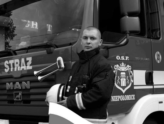 Nie żyje druh Grzegorz Dziadkowiec z OSP Niepołomice. Miał 35 lat