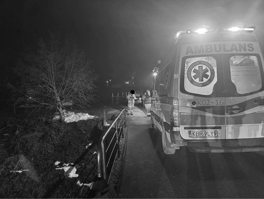 Tworkowa, powiat brzeski, na sygnale, tragiczna wiadomość, wypadek, mężczyzna wpadł do rzeki