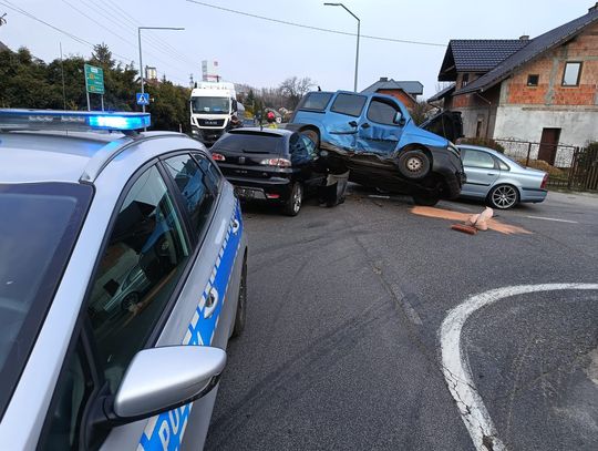 Nietypowa kolizja na terenie powiatu chrzanowskiego