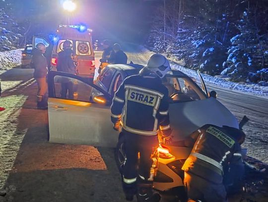 Małe ciche, Zakopane, morskie oko, Podhale, Tatry, powiat tatrzański, wypadek drogowy, kolizja drogowa, straż pożarna