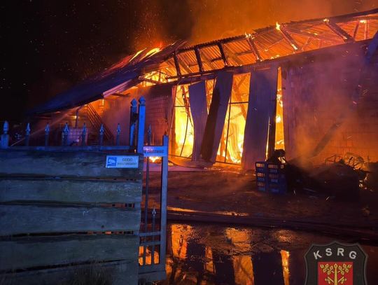 Krzeczów, pożar w Krzeczowie, straż pożarna, strażacy, akcja gaśnicza, Bochnia, powiat Bocheński, akcja ratunkowa