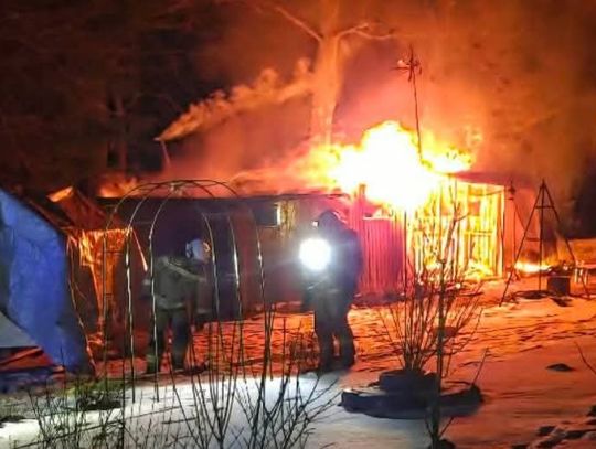 Zebrzydowice, powiat wadowicki, straż pożarna, pożar budynku gospodarczego Zebrzydowice, pożar w zebrzydowicach, Zebrzydowice pożar budynku gospodarczego