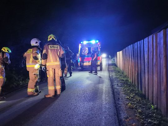 spadochroniarz wypadek Waksmund, wypadek spadochronowy, spadochroniarz ranny, ląduje w lesie, Waksmund ul. Gorczańska