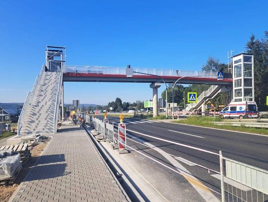 Nowa kładka nad Zakopianką w Głogoczowie gotowa jeszcze we wrześniu