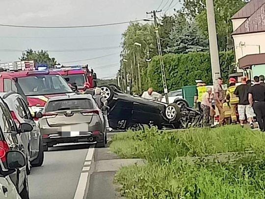 Nowe Brzesko. Cztery osoby ranne w wypadku na DK79