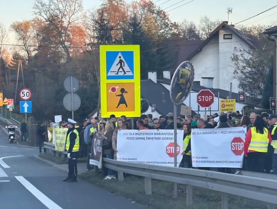 Mogilany, trasa S7, Wieliczka, Kraków, gmina Świątniki Górne, powiat krakowski, powiat wielicki, protesty na Zakopiance, Zakopianka