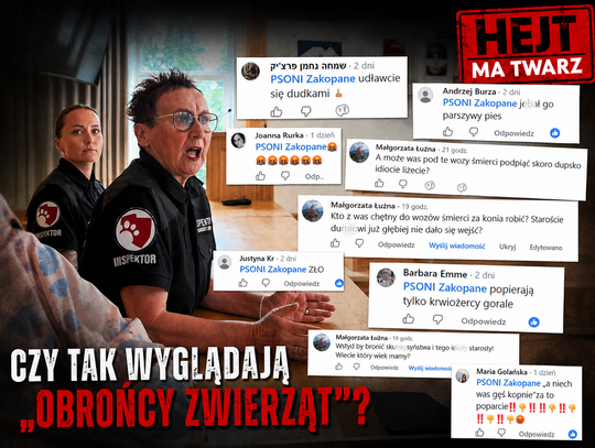 Obrzydliwy i wulgarny hejt fanów DIOZ uderza w niepełnosprawnych z Podhala!