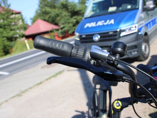 Grojec, pijany rowerzysta, powiat oświęcimski, 32-latek poszukiwany listem gończym, zatrzymany po pijaku w powiecie oświęcimskim