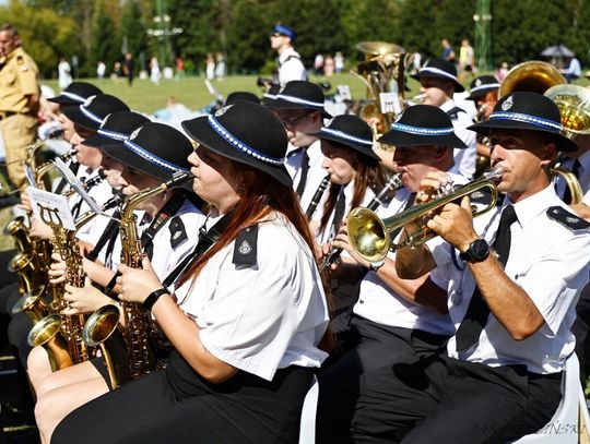 Orkiestra Dęta OSP Rabka-Zdrój na Ogólnopolskiej Pieszej Pielgrzymki Strażaków i ich rodzin na Jasną Górę