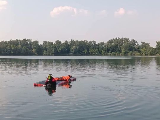 Kolejny dzień poszukiwań 46-latka w zbiorniku Kruki nie przyniósł efektu